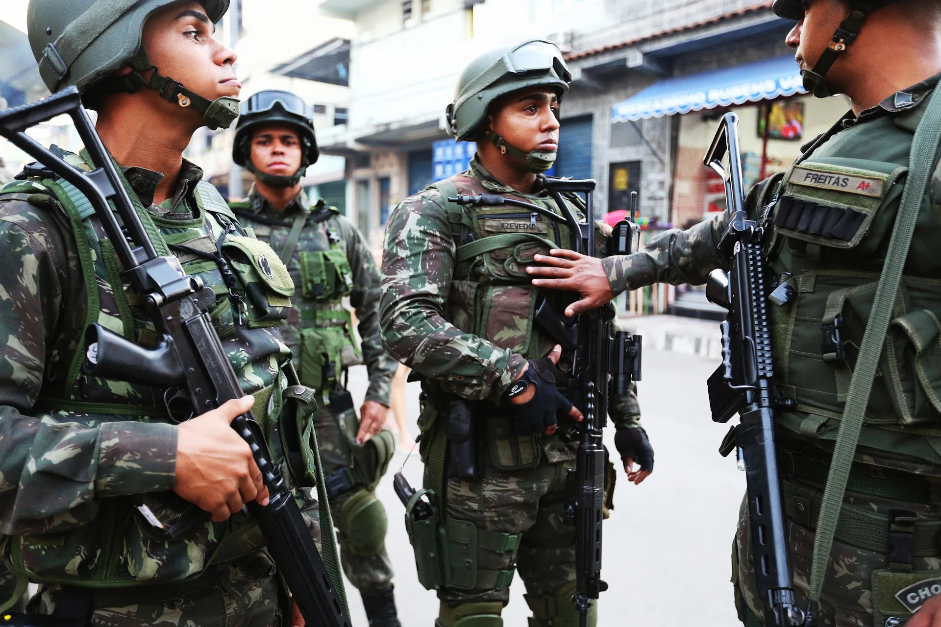 Brazilian soldiers