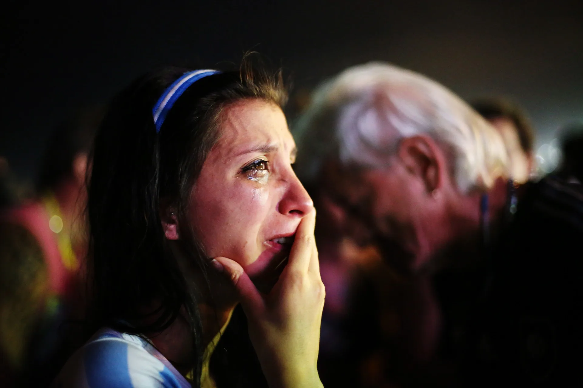 The moment that Germany scored against Argentina